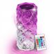 Настільна LED лампа Кристал Роза кришталева crystal rose на акумуляторі з сенсорним керуванням на пульті управління 22 см. 16 кольорів 3d-rose фото 2