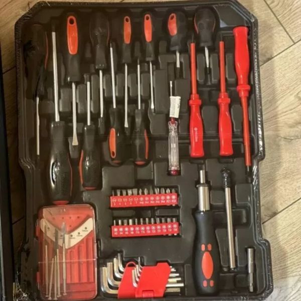 Набір інструменту WMC tools 408 предметів з тріскачкою (у валізі) WMC408 фото
