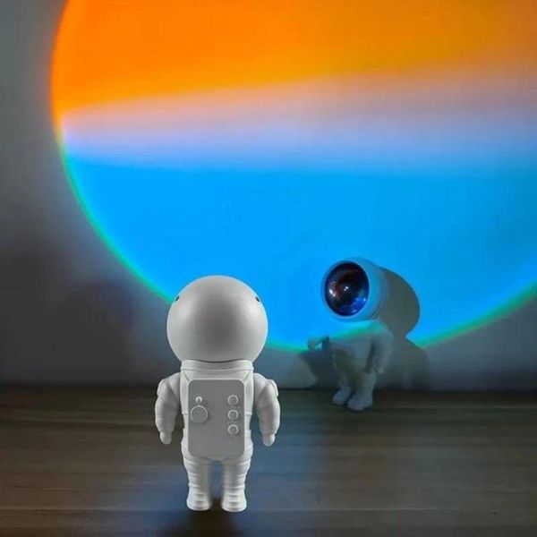 Дитячий світильник, космонавт Sunset lamp astronaut AST56 фото