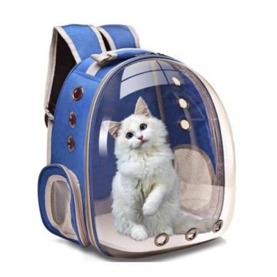 Рюкзак-переноска прозорий, водонепроникний(для котів і собак) LK202310-4 фото